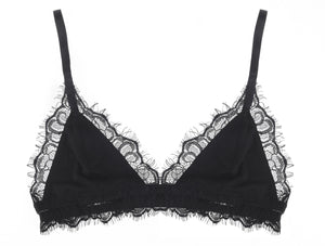 LACE AND COTTON BRA