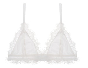 LACE AND COTTON BRA